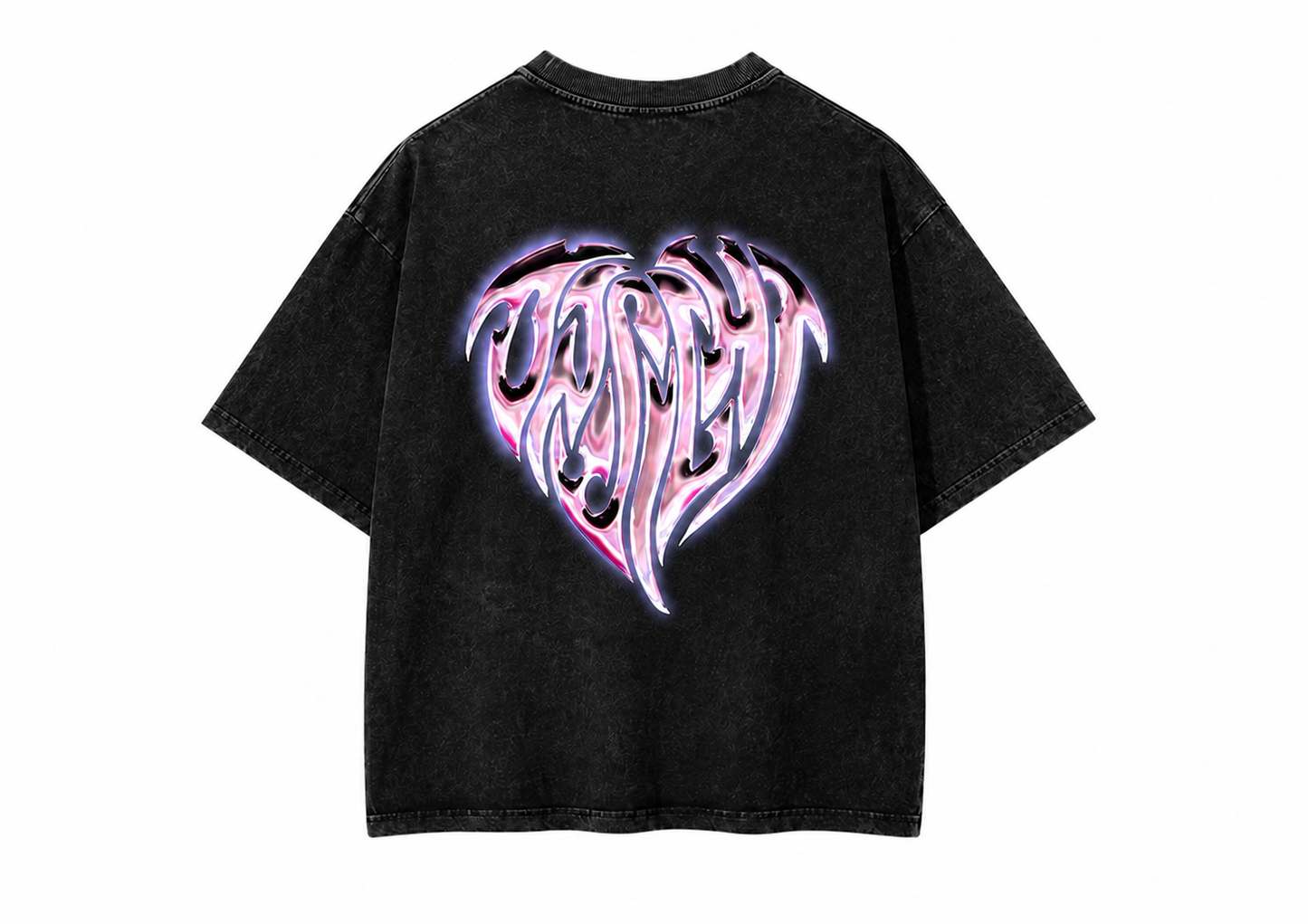 4 - ONSIGHT Heart T-Shirt "extra oversized fit"